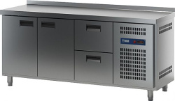 Стол холодильный ТММ СХСБ-2/2Д-2Я (1835х600х870)