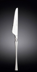 Нож десертный Wilmax Diva серебряный L 205 мм (на блистере)