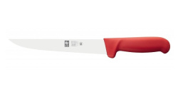 Нож обвалочный Icel Poly красный, с широким лезвием L 200/330 мм