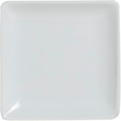 Тарелка квадратная «Вэйрик»; фарфор; L=9, B=9см; белый