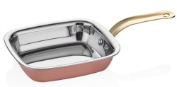 Сковорода для подачи Altin Basak Multi-Metal Copper розово-золотая 0,58 л, D 160 мм, H 35 мм