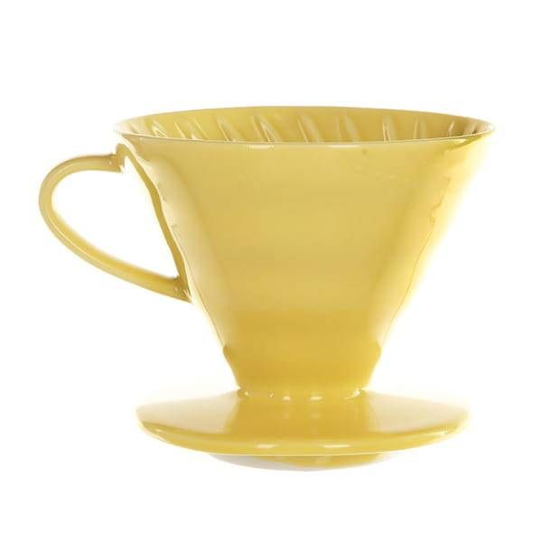 Воронка керамическая для кофе Hario VDC-02-YEL-UEX желтый
