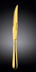 Нож для стейка Wilmax Stella золотой L 235 мм (на блистере)