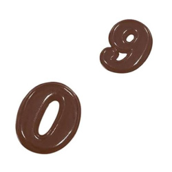 Форма для шоколада Martellato "Цифра" L 240 мм, B 185 мм