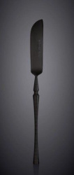 Нож для масла Wilmax Diva матово-черный L 160 мм (на блистере)