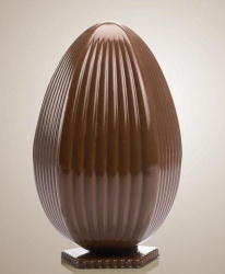 Форма для шоколада 3D Martellato "Яйцо фигурное с подставкой" D 120 мм, H 185 мм