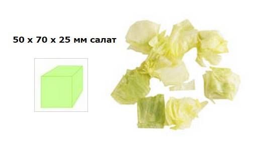 Комплект для нарезки кубиком Robot-coupe 50х70х25 мм (зеленый салат) арт. 28180