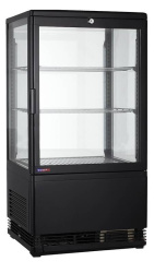 Витрина холодильная настольная COOLEQ CW-58 Black