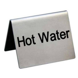 Табличка информационная P.L. Proff Cuisine Hot Water L 50 мм, B 40 мм