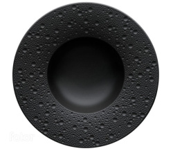 Тарелка Gural Porselen Moon D 290 мм черная