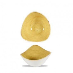 Салатник треугольный 0,26 л d15,3 см, без борта, Stonecast, цвет Mustard Seed Yellow