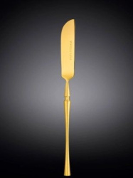 Нож для масла Wilmax Diva матово-золотой L 160 мм (на блистере)