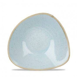 Салатник треугольный 0,60 л, d23,5 см, без борта, Stonecast, цвет Duck Egg Blue