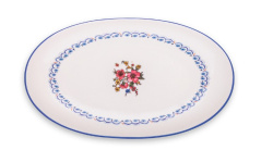 Блюдо Gural Porselen Flora L 350 мм, B 210 мм