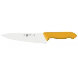 Нож поварской Icel HoReCa Шеф желтый, узкое лезвие 200/340 мм.