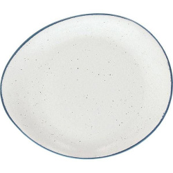 Блюдо Tognana Органика d320 мм фарфор белый синий