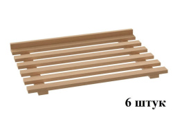 Комплект деревянных полок Атеси к ШЗХ-С- 600.600-02-Р (натур. бук)