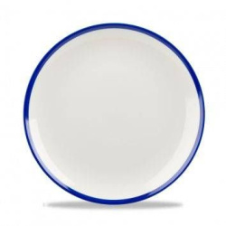 Тарелка мелкая 21,7 см, без борта, Retro Blue