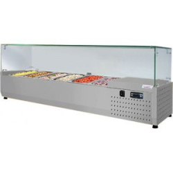 Холодильная витрина для ингредиентов Финист НХВсп-8(1810х390х510) на стол СХСпцгб