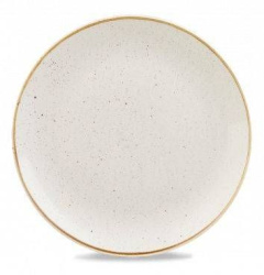 Тарелка мелкая 32,4 см, без борта, Stonecast, цвет Barley White