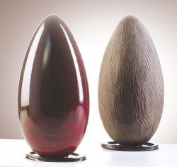 Форма для шоколада 3D Martellato "Яйцо фигурное с подставкой" D 110 мм, H 220 мм