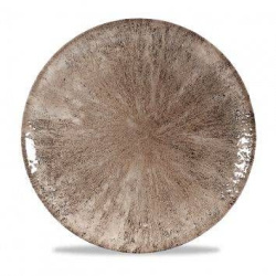 Тарелка CHURCHILL Stone Zircon Brown d=28,8 см без борта, STZBEV111