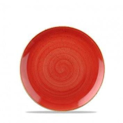 Тарелка мелкая CHURCHILL Stonecast 16,5 см, без борта Berry Red SBRSEVP61