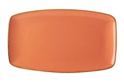 Тарелка прямоугольная 31*18 см оранжевый Porland