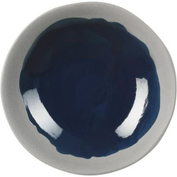 Тарелка REVOL Нау 1000 мл, d240 мм, h55 мм серо-синяя