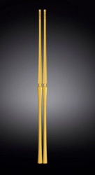 Палочки Wilmax Diva матово-золотые L 230 мм (на блистере)