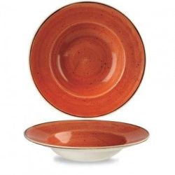 Тарелка для пасты CHURCHILL Stonecast 28 см 0,47 л с широким бортом Spiced Orange SSOSVWBL1