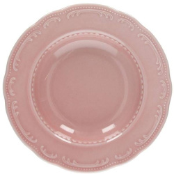 Тарелка Tognana В. Виена Шарм 300 мл, d230 мм, h35 мм фарфор розовый