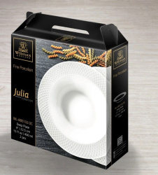 Набор тарелок Wilmax Julia 450 мл, D 225 мм ( 2 шт. фирменная упаковка)