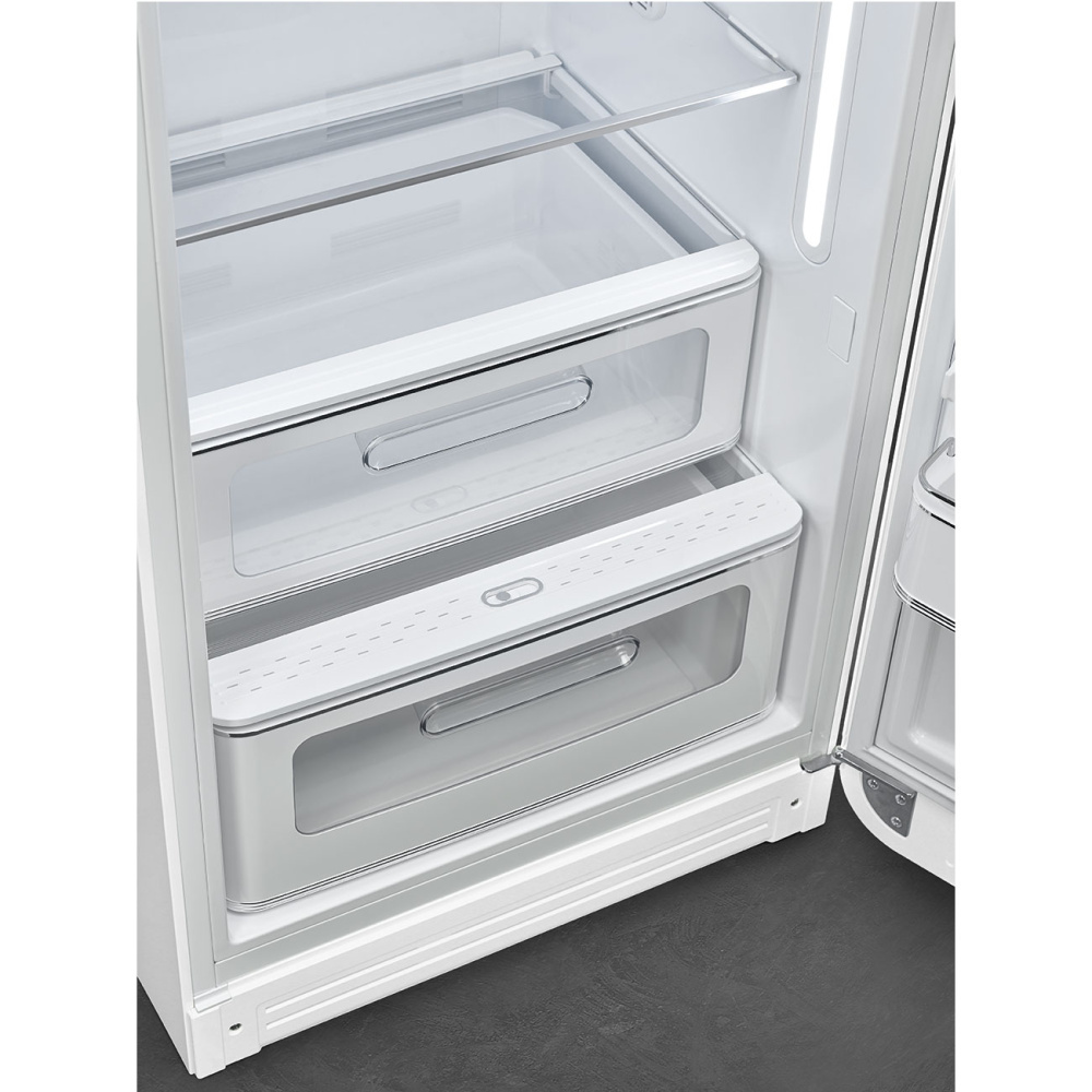 Холодильник SMEG FAB28RWH5 открывание слева направо – фото 5 в каталоге Казани