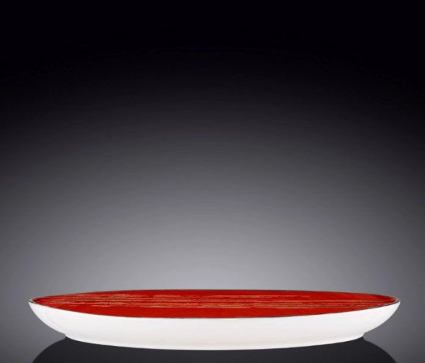 Блюдо Wilmax Scratch красное L 330 мм, B 245 мм