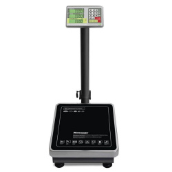 Весы напольные торговые MERTECH M-ER 335 ACLP-150.20 "TURTLE" с расчетом стоимости товара LCD