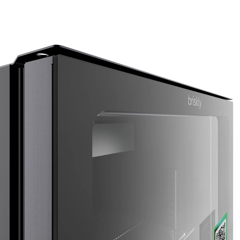 Шкаф холодильный Briskly Smart 5 Premium c безрамочной дверью (RAL 7024) – фото 4 в каталоге Казани