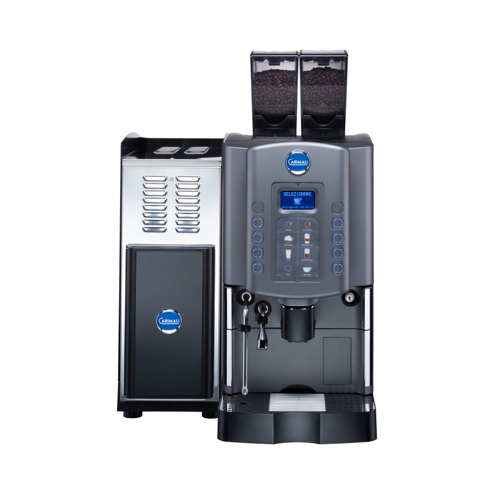 Кофемашина суперавтомат CARIMALI Optima Soft свежее молоко, 2 бункера для зерен – фото 4 в каталоге Казани