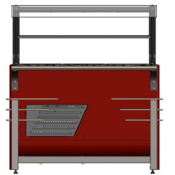Прилавок холодильный Refettorio RС12AS Case 1105x700x1290(830) h=20мм