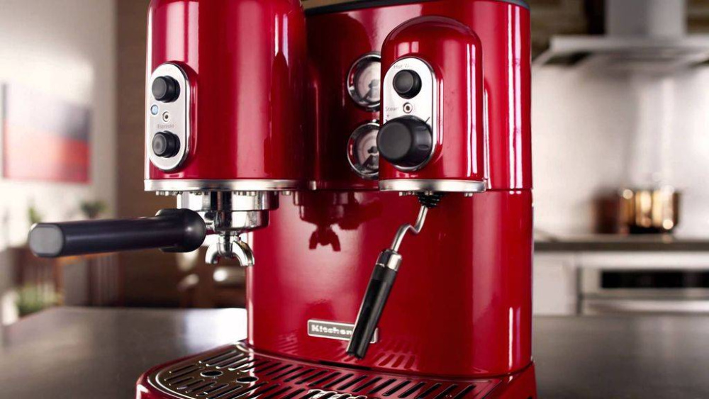 Кофемашина рожковая KitchenAid Artisan 5KES2102EER Espresso красная – фото 7 в каталоге Казани