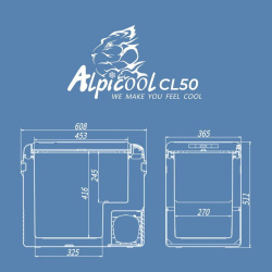 Автохолодильник Alpicool CL50 (12/24)