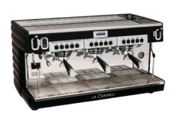 Кофемашина рожковая автоматическая CARIMALI Bubble E3, 3 группы, высокие, экономайзер, черный
