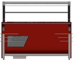 Прилавок холодильный Refettorio RС13AS Case 1505x700x1290(830) h=100мм