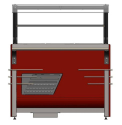 Прилавок холодильный Refettorio RC12A Case 1105x700x1320(860) h=100мм
