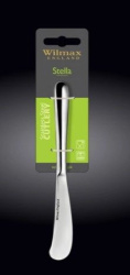 Нож для масла Wilmax Stella серебряный L 170 мм (на блистере)