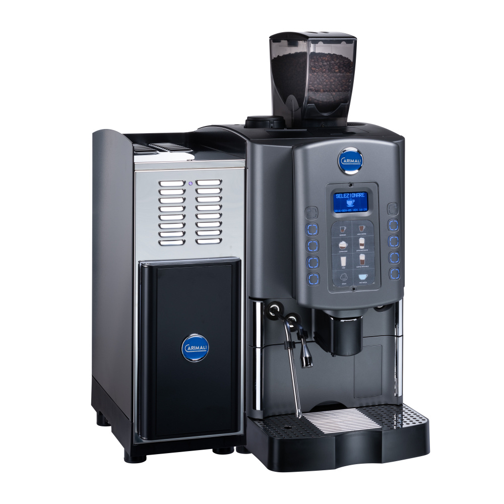 Кофемашина суперавтомат CARIMALI Optima Soft свежее молоко, 2 бункера для зерен – фото 5 в каталоге Казани