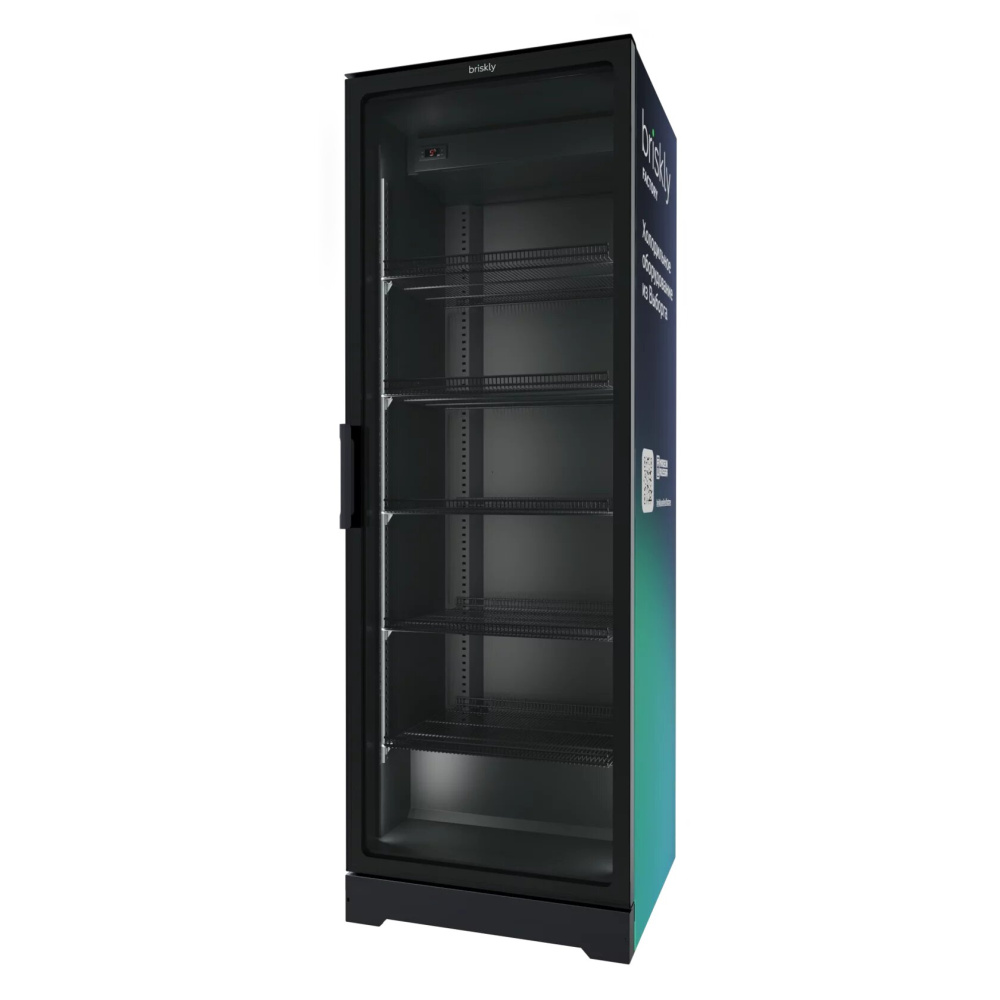 Шкаф холодильный Briskly Smart 7 Premium c безрамочной дверью (RAL 7024) – фото 2 в каталоге Казани