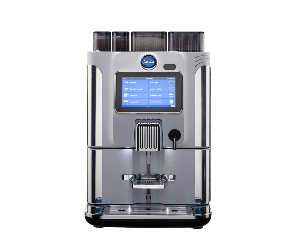 Кофемашина суперавтомат CARIMALI BlueDot Plus свежее молоко, 1 бункер для зерна, 3 бункера для порошков – фото 6 в каталоге Казани